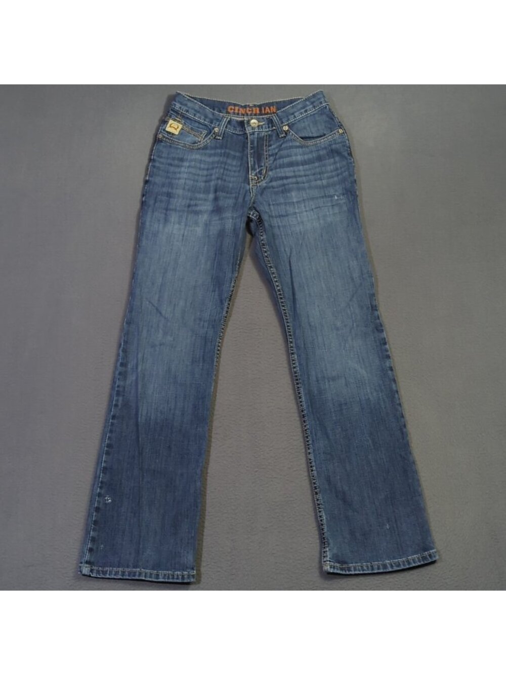 Cinch Jeans Men's 28x32 Fits 27x30 Blue Ian Boot Cut Western Denim Cowboy